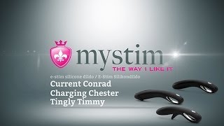 Mystim - e-stim silicone dildos