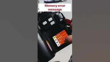 SD CARD ERROR message when clicking any button?