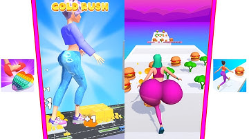 ASMR Tippy Toe Vs Twerk Race 3D All Levels Walkthrough Gameplay 😋 😛 😝 😜