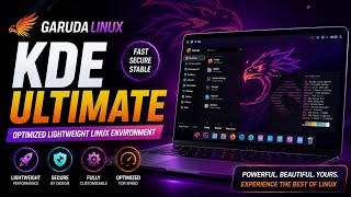 Garuda Linux KDE Ultimate 🐧 Powerful & customizable Linux distribution | Optimize performance Linux