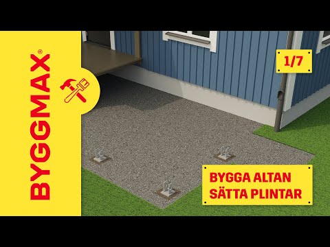 Byggmax tipsar, bygga altan (del 1 så startar du ditt altanbygge ...