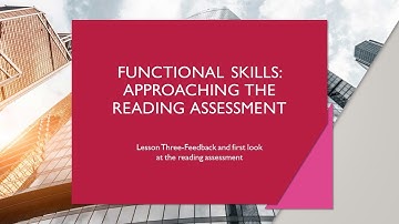 Functional Skills: How to pass the Initial Assessment#englishlearning #adulteducation