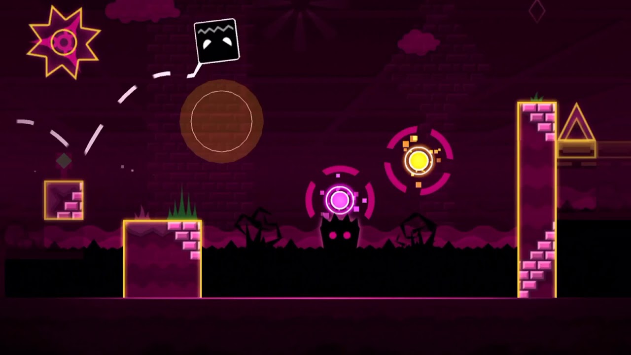 Geometry dash - Dark drop 100% on mobile - YouTube