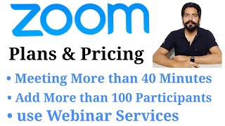 Zoom Plans & Pricing in Detail || How to Purchase Webinar Services screenshot 1
