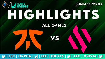 FNC vs BDS Highlights ALL GAMES — LEC Summer 2025 — Fnatic vs Team BDS by Onivia