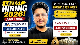 🚨 0–2 Years Experience Jobs | Full Stack Developer Hiring
