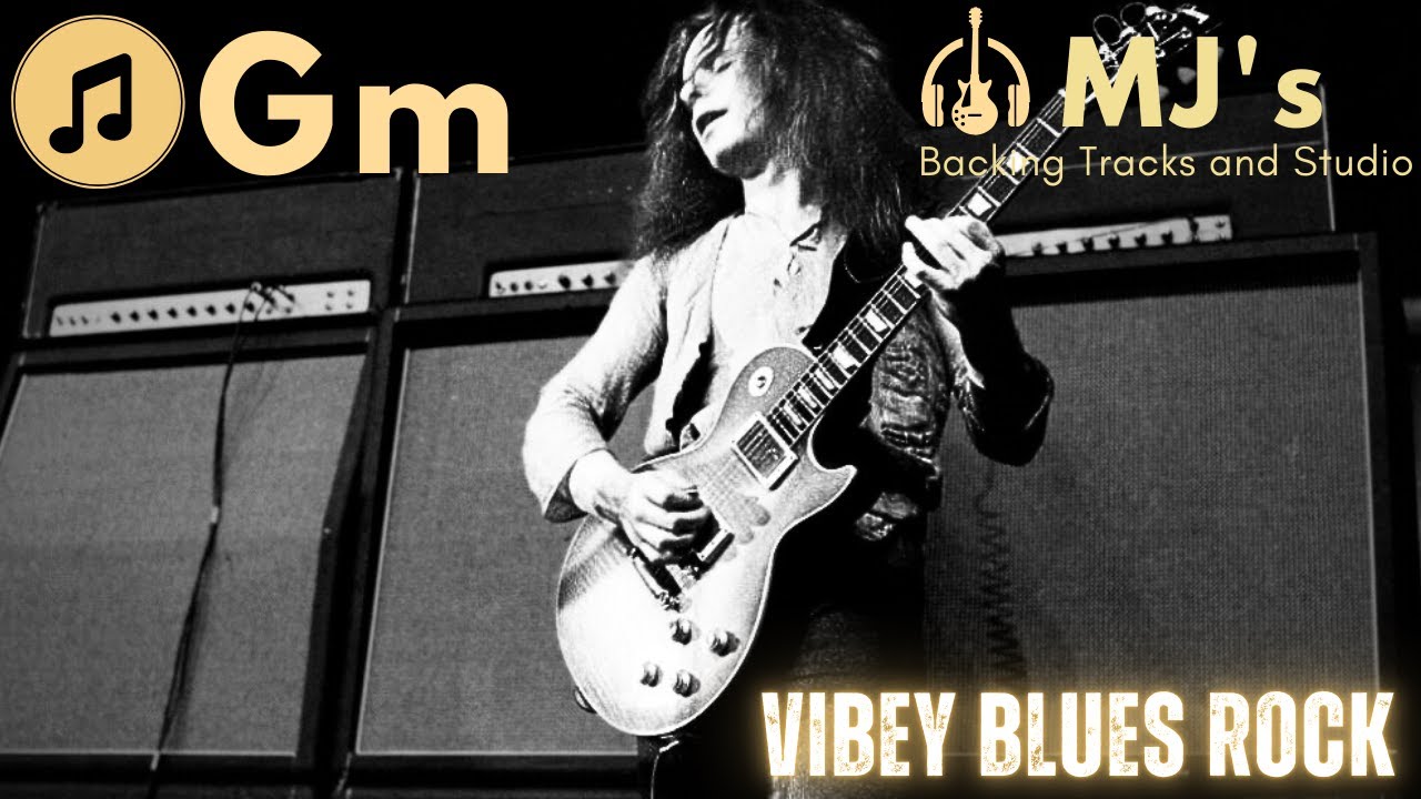 Vibey Blues Rock in G minor | Backing Track Jam