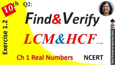 Find LCM and HCF of 26 and 91 | Find LCM and HCF of 336 and 54 | Find LCM and HCF of 510 and 92