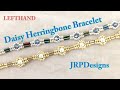 LeftHand Daisy Herringbone Bracelet--Easy Beginner Level