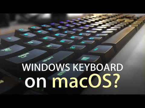 Video: Kan du använda ett Microsoft-tangentbord på en Mac?