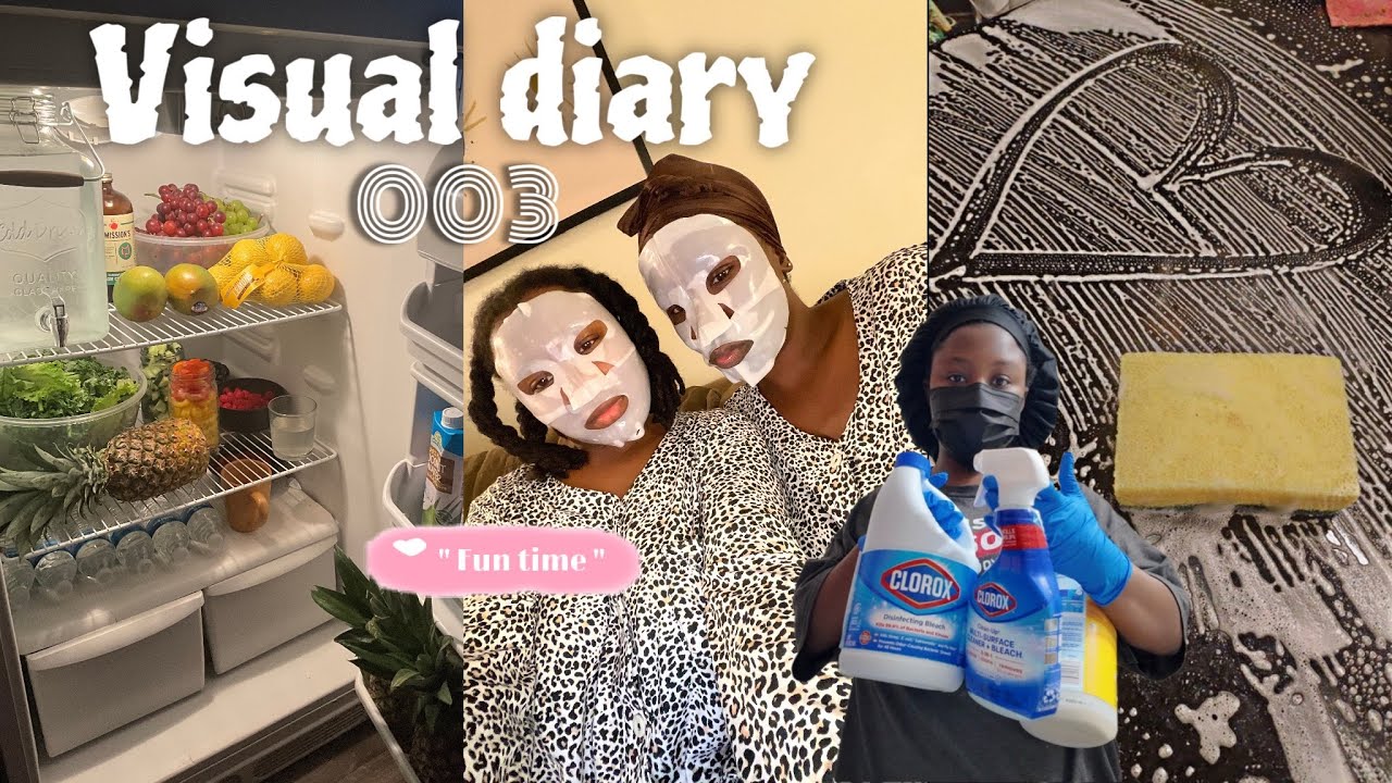 VISUAL DIARY 003 ᥫ᭡ 🩰: girls night + monthly reset + wellness lemon tea ...