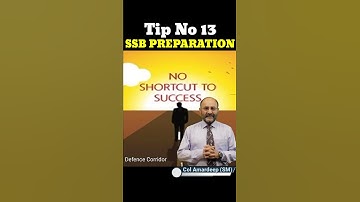 No Shortcut to Success ll SSB Preparation by Col Amardeep Singh ,Sena Medal #shorts