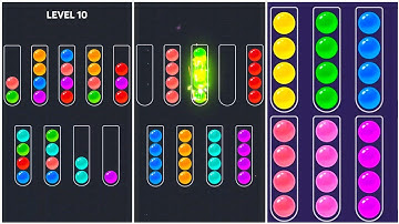 Ball Sort Puzzle Gameplay 3, Android Games ios Walkthrough Simulator Think Brain Puzzle