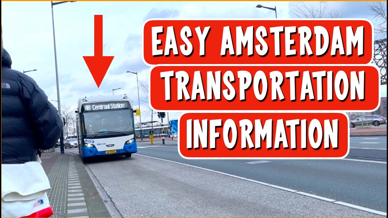 Amsterdam Transportation for RIVER CRUISERS - It's Easy! Bus, Train, or Walk it Into the City