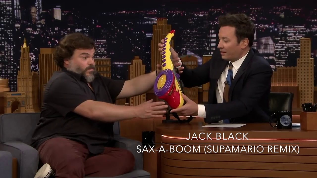 JACK BLACK x JIMMY FALLON x THE ROOTS SAXABOOM (SUPAMARIO REMIX) 🎷