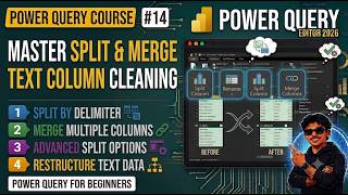 Power BI Tutorial | Split & Merge Columns Explained