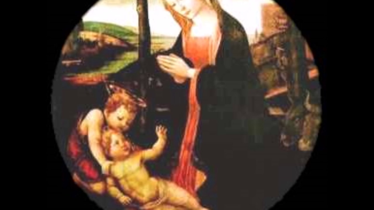 Картина мадонна со святым джованнино оригинал