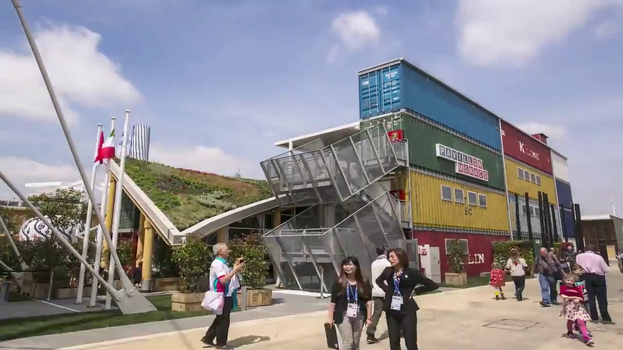 BUILDING OF MONACO PAVILION FOR MILAN EXPO 2015