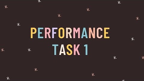 MODULE 1. MODALS PERFORMANCE TASK (ENGLISH 9)