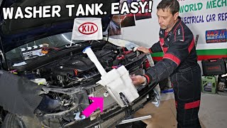 KIA OPTIMA WINDSHIELD WASHER RESERVOIR REPLACEMENT REMOVAL