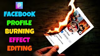 Picsart - Facebook Screenshot Photo Editing | Facebook Profile Burning Effect Photo Editing Tutorial screenshot 4