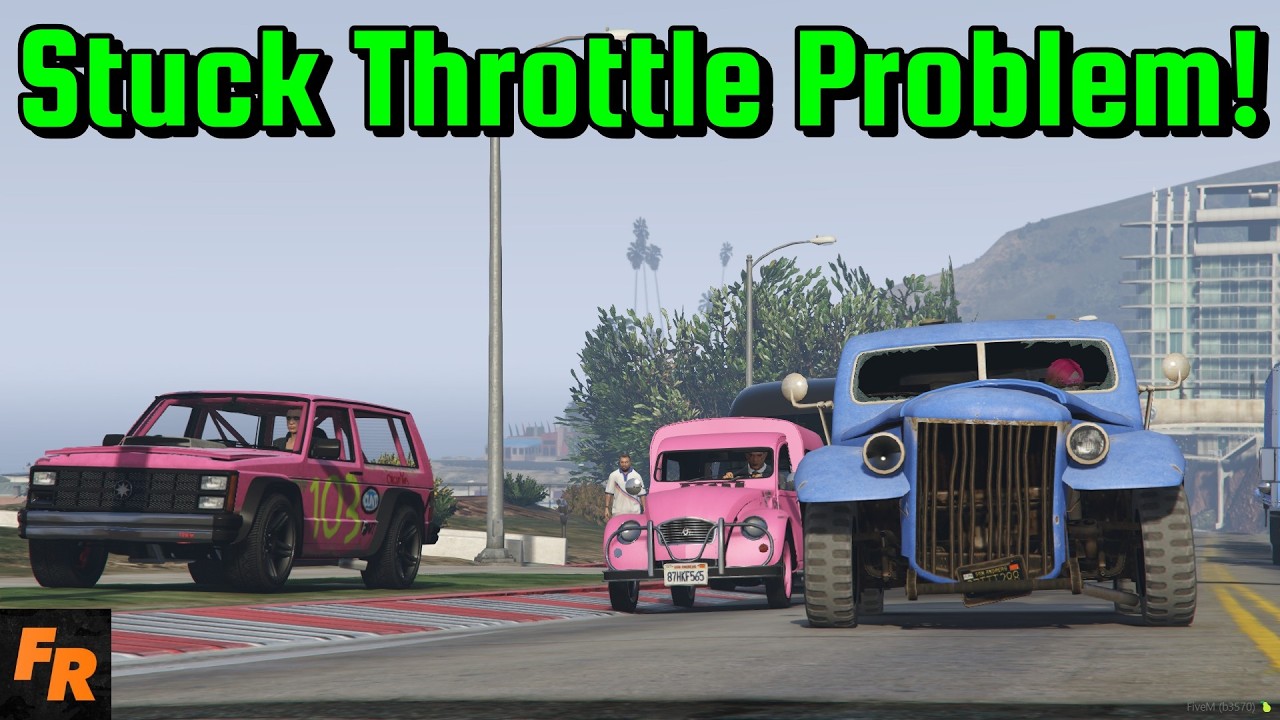 Stuck Throttle Probem! - Gta 5 Random Racing