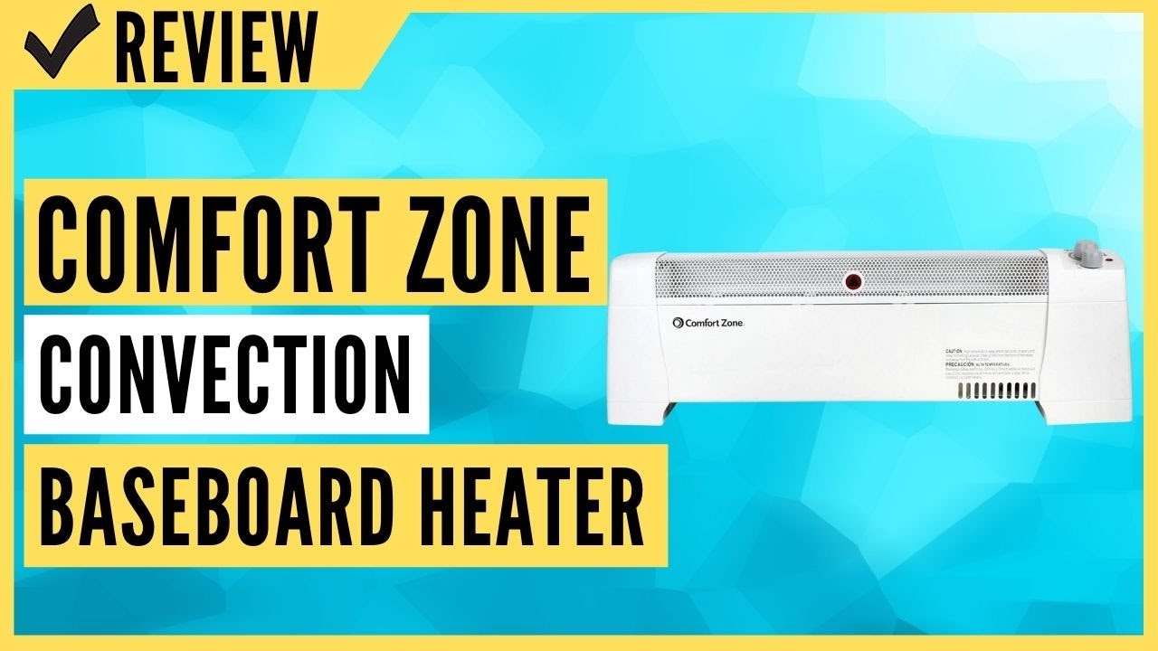 Comfort Zone CZ600 Convection Baseboard Heater Review - YouTube