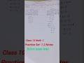 class 10 math-1 | practice set-1.2 Notes | Linear Equations In Two Variables | SSC board | #shorts