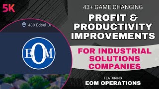 AI Strategies to Boost Profit & Productivity for Industrial Solutions Companies | Ft. EOM Operations