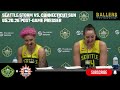 Natisha Hiedeman & Mackenzie Holmes: Seattle Storm Postgame Presser | vs. Connecticut Sun | 05.20.26