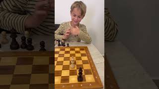 What a blunder by chess prodigy #chess #focus #kids