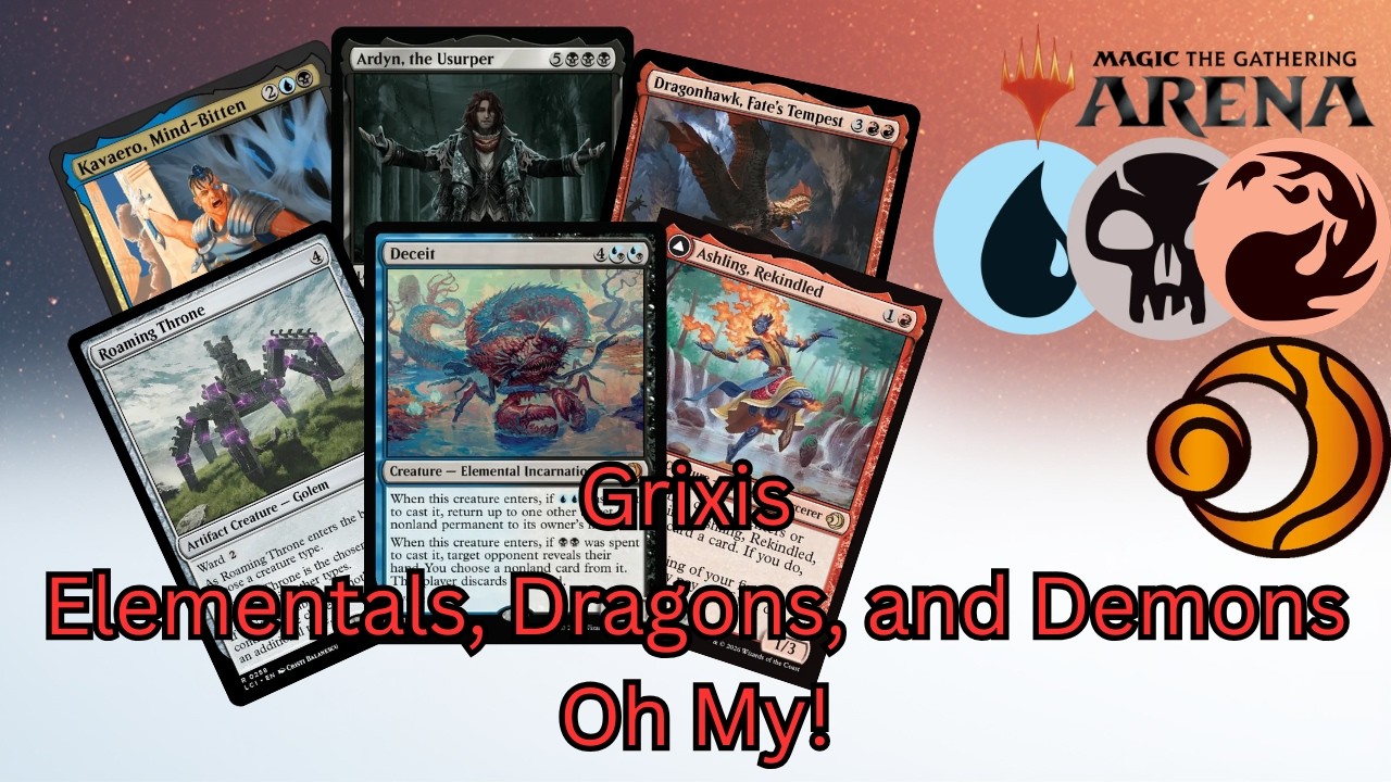 Ashling Powers Out Grixis Midrange Chonkers! | Finished Mythic Season Strong! | ECL Standard Bo3