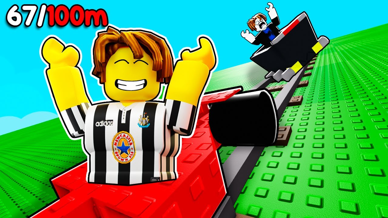 i GOT TROLLED BY EVERYONE in Roblox cart ride down a mountain...