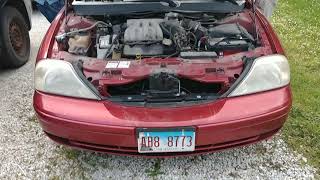 How to Add AC Pro Ultra Synthetic Freon R-134A to Charge Up Ai Conditioner in Mercury Sable LS  2000