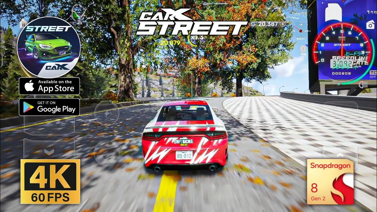 Carx Street mobile 4k max graphics gameplay | snapdragon 8 gen 2 | iQOO ...