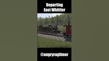 Departing #whittier #gaming  #railroadgames #train #steam #railroader #railroadergame #traingames