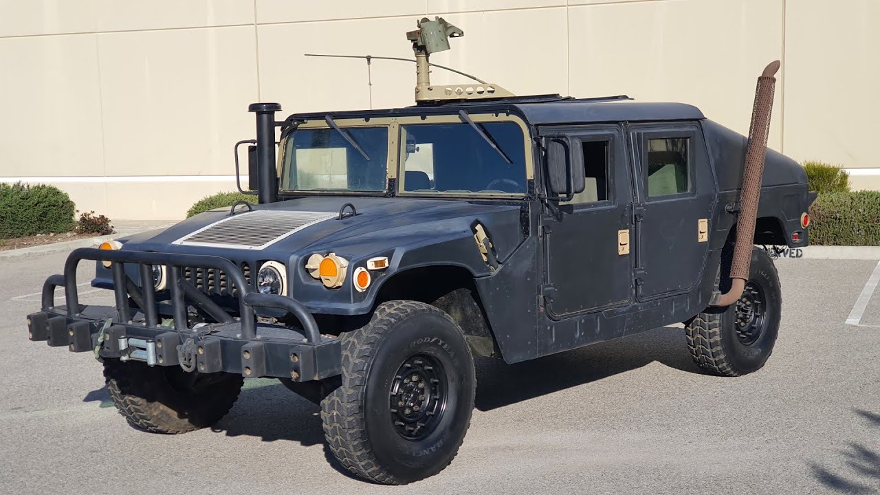 1989 Hummer HMMWV Humvee Slant Back - YouTube
