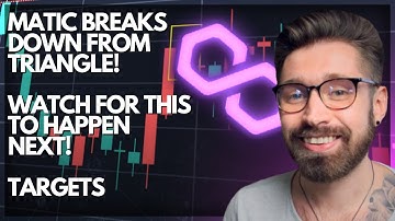 POLYGON PRICE PREDICTION 2022💎MATIC BREAKS DOWN FROM TRIANGLE! - WATCH FOR THIS NEXT👑
