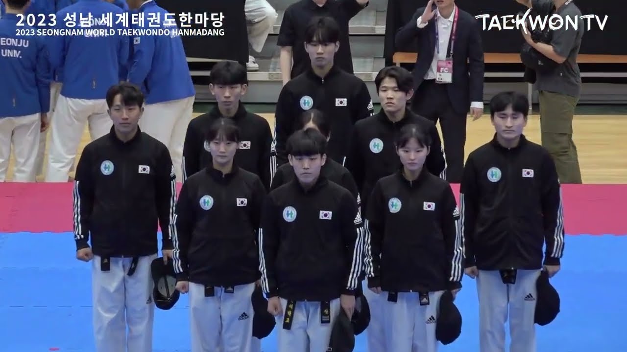 2023 성남 세계태권도한마당 4일차 태권체조 시니어 1~3 결선 (국내) 23.07.24