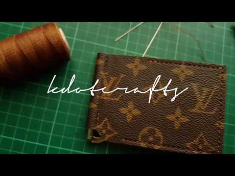 Making A Louis Vuitton Money Clip