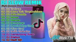 DJ Terlena FYP Style Slow Bass Angklung X Jaranan Dor Full Album I DJ Slow Remix Paling Enak Sedunia