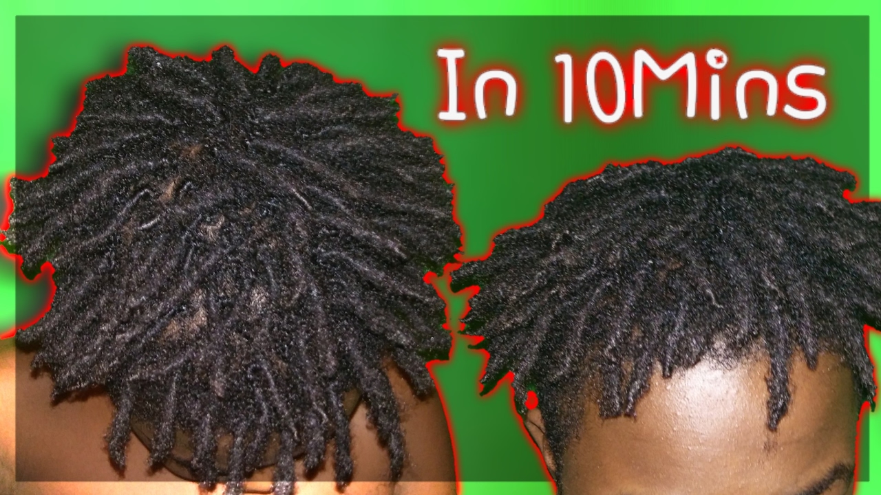 High Top Dreads How To Get Dreadlocks In Less Than 10min No Clips Or Products Needed - how to get dreads in roblox