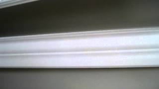 Do-it-Yourself styrofoam Crown Moldings for affordable home renovation