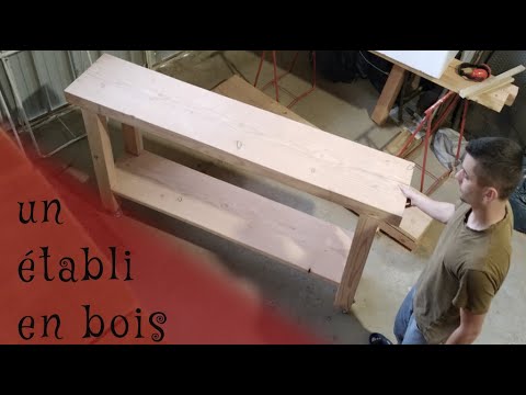 Etabli d'électricien avec caisson tiroirs