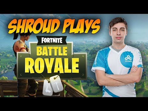 shroud playing Fortnite Battle Royale - shroud playing Fortnite Battle Royale