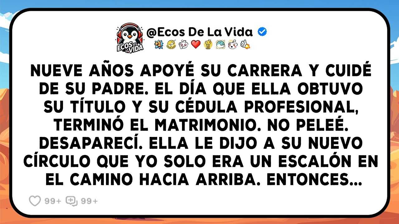 Mi Esposa Me Dejó Apenas Comenzó Su Carrera, Pero Un Expediente Que Abrió Años Después Cambió La...