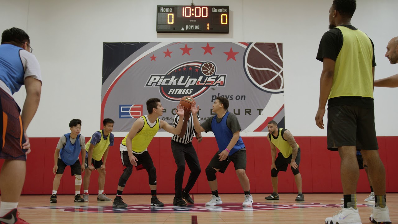 PickUp Basketball with Referees at PickUp USA Fitness! YouTube