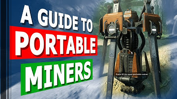 Portable Miners - How to use - Satisfactory Guide