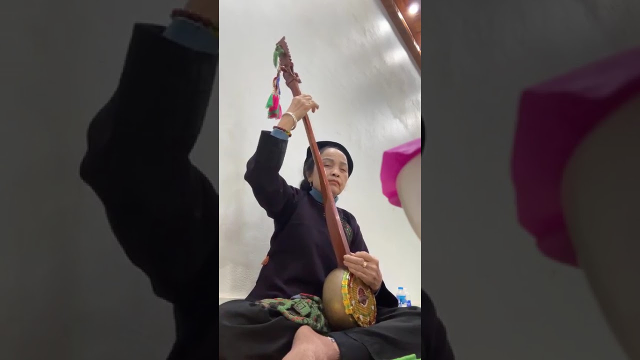 Then Trần Giang hát then làm lễ 