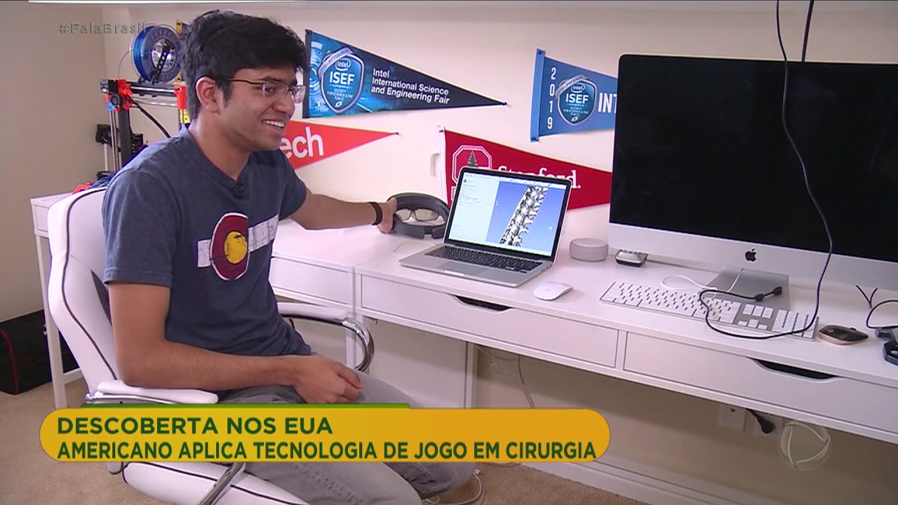 Estudante americano aplica tecnologia de jogo em cirurgia do joelho rede record power couple